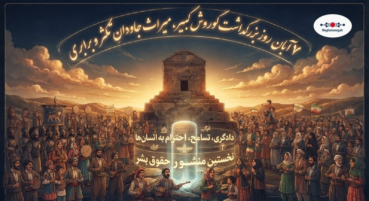 ۷ آبان؛ بزرگداشت کوروش کبیر و میراث جاودان حقوق بشر و نقشه راه ایران فردا بزرگداشت کوروش کبیر حقوق بشر